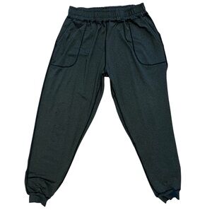 Lululemon Men’s Cropped Joggers in Heathered Black Size XL